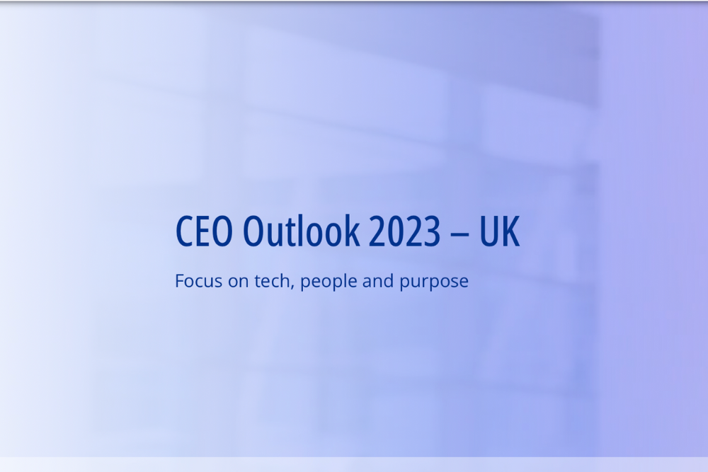 KPMG The CEO outlook on tech, people and purpose make a difference