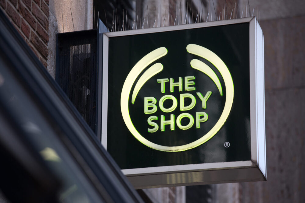 cologne, North Rhine-Westphalia/germany - 06 11 18: the body shop sign in cologne germany