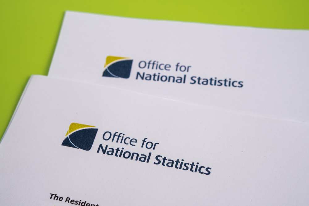 Genuine letters from Office for National Statistics (ONS) invinting to take part in some survey. Stafford, United Kingdom, July 18 2021.
