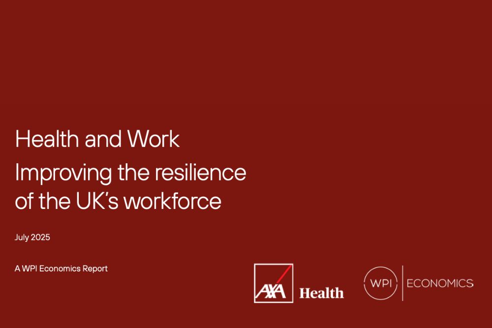 Heath and work report