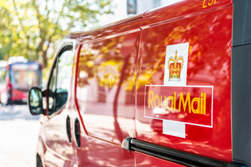 Image of a Royal Mail delivery van