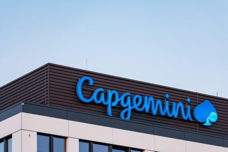 Capgemini sign on a building.